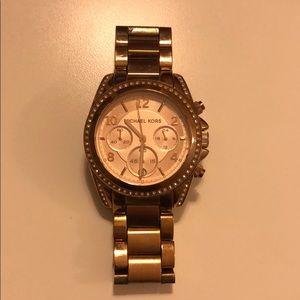 Micheal Kors Rose Gold Watch